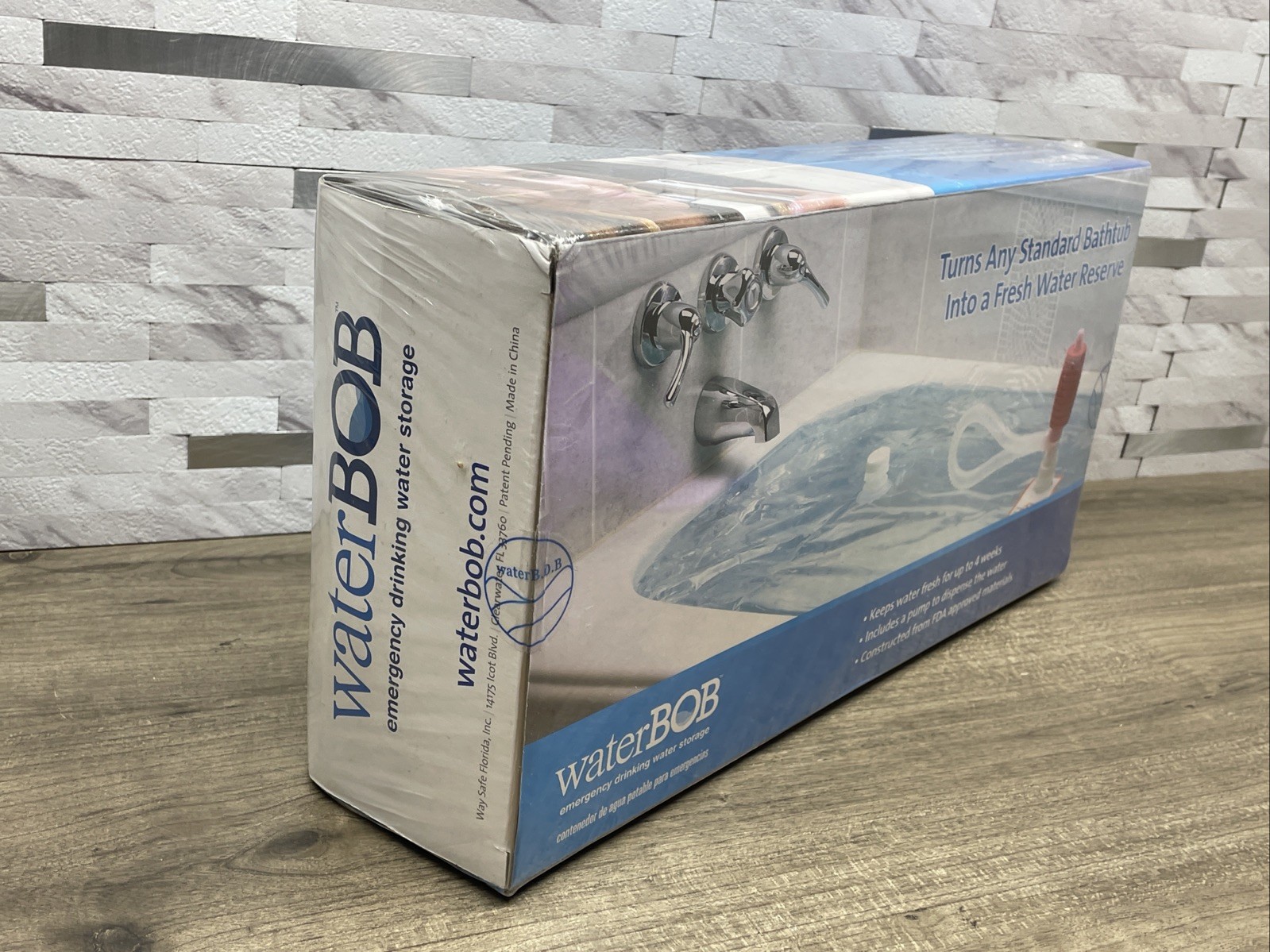 NEW WaterBOB Bathtub Emergency Drinking Water Storage Container, 100 gallons