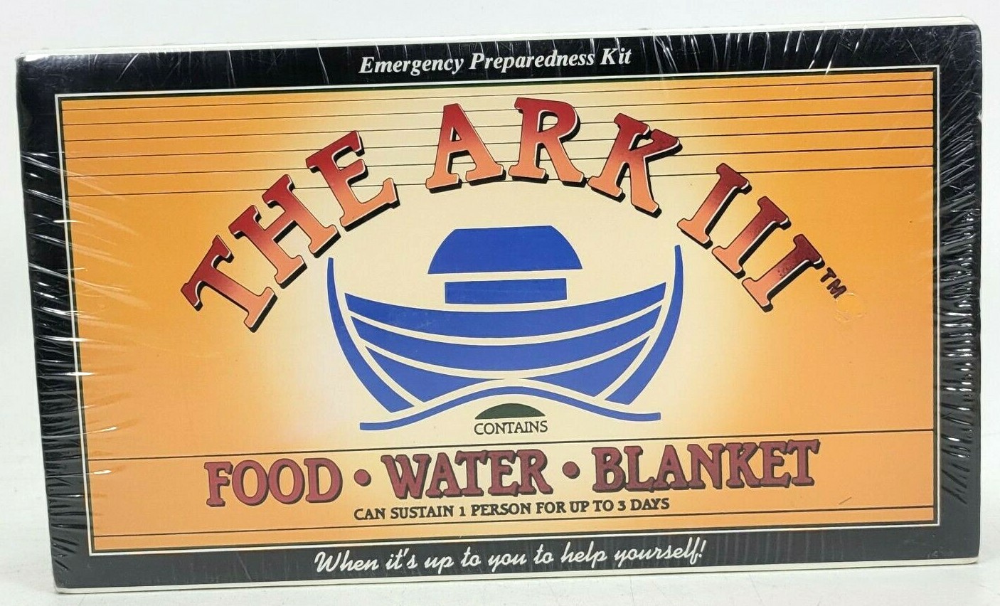 Emergency Preparedness The Ark III Food Water Survival Kit 1 Person 3 Day Sealed