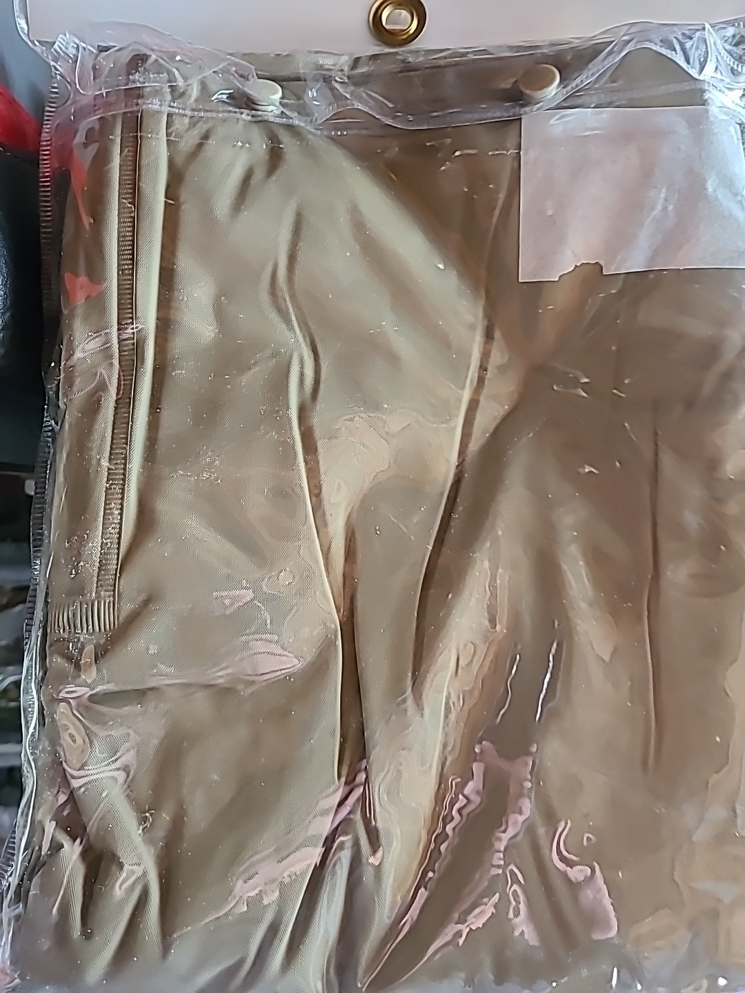 New Stearns 100% Waterproof Rainmaster Series Universal Adult Tan Poncho Sealed