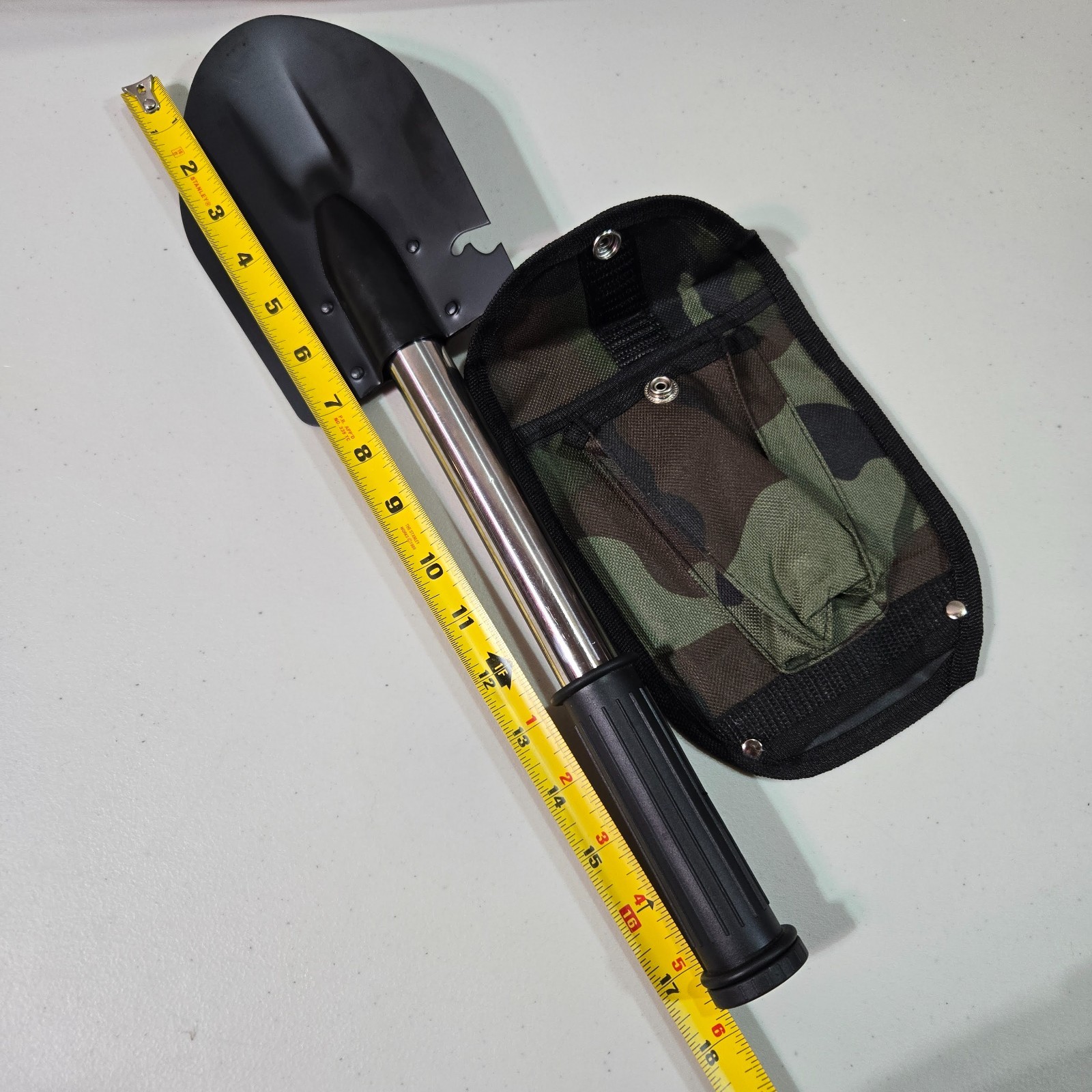 Emergency Backpacking Camping Hiking Knife Shovel Saw Gear Kit with Cover