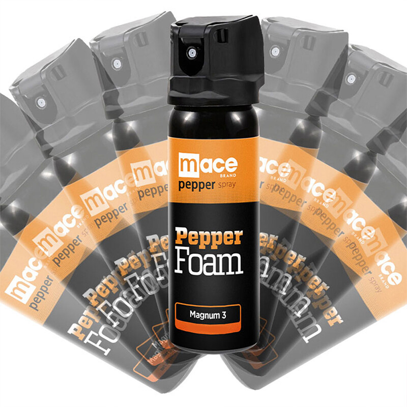 5 Pack Magnum 3 Pepper Foam – Self Defense Pepper Spray 2 fl oz