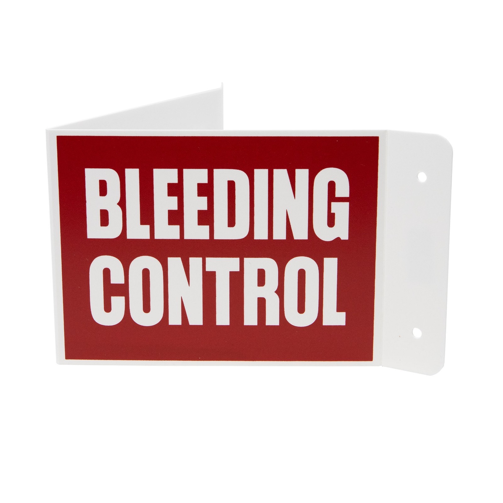 Cubix Safety 3D V-Shape Bleeding Control Kit Wall Sign