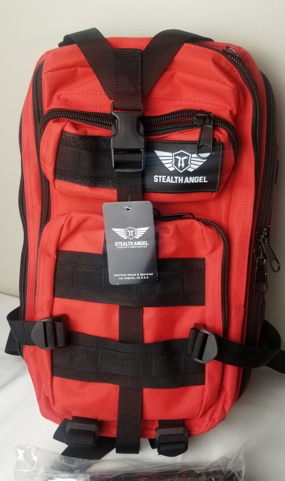 Stealth Angel Survival Backpack Emergency Survival Kit – New Not Complete.