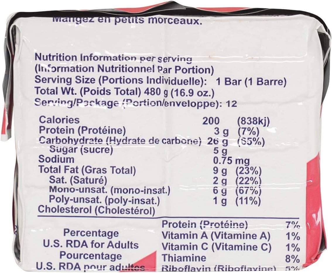 Emergency Food Ration Bars for Disaster or Survival, 12 Count (Pack of 1)