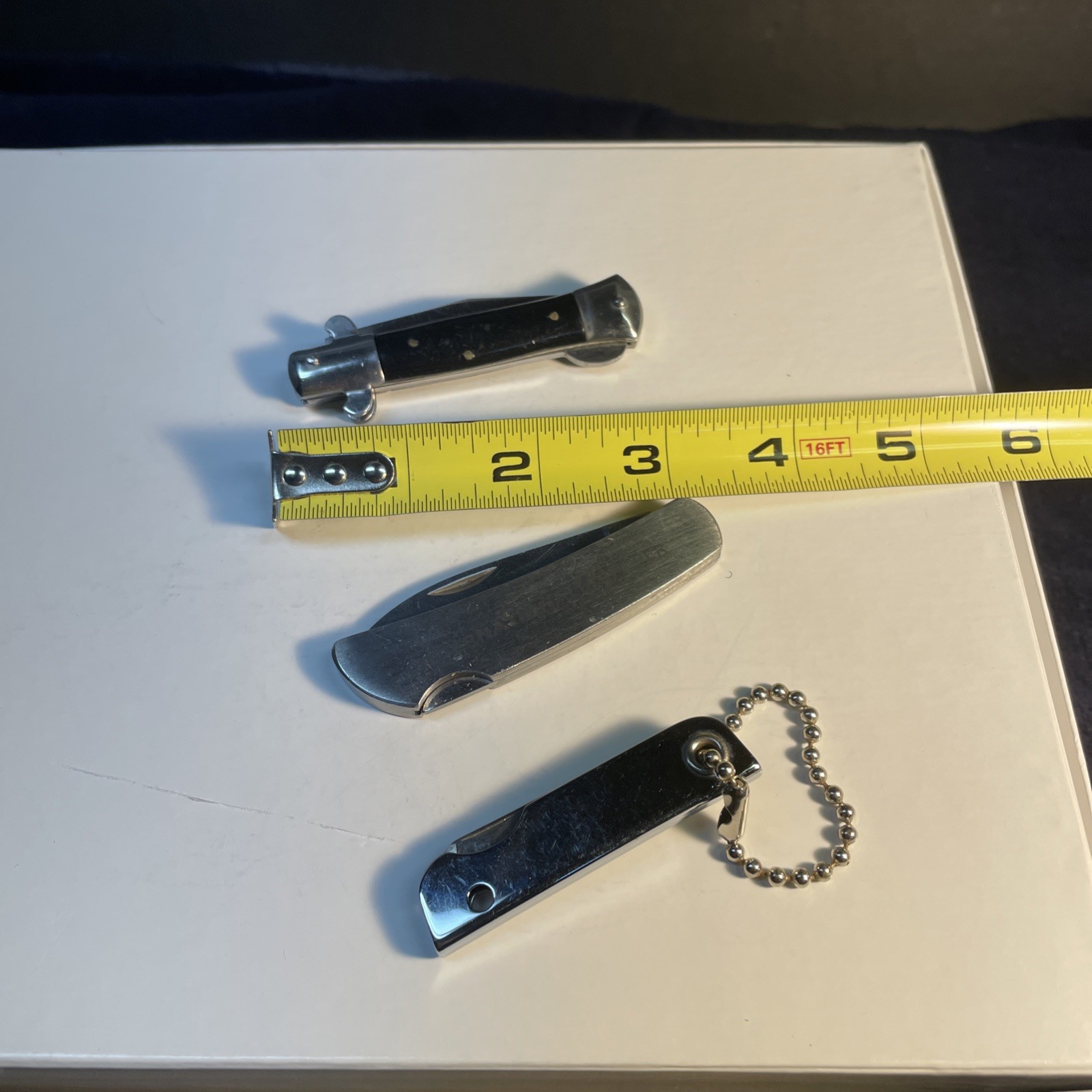 Set Of Three Small Camping/Utility Pocket Knives ; All In VGood Working Order ￼