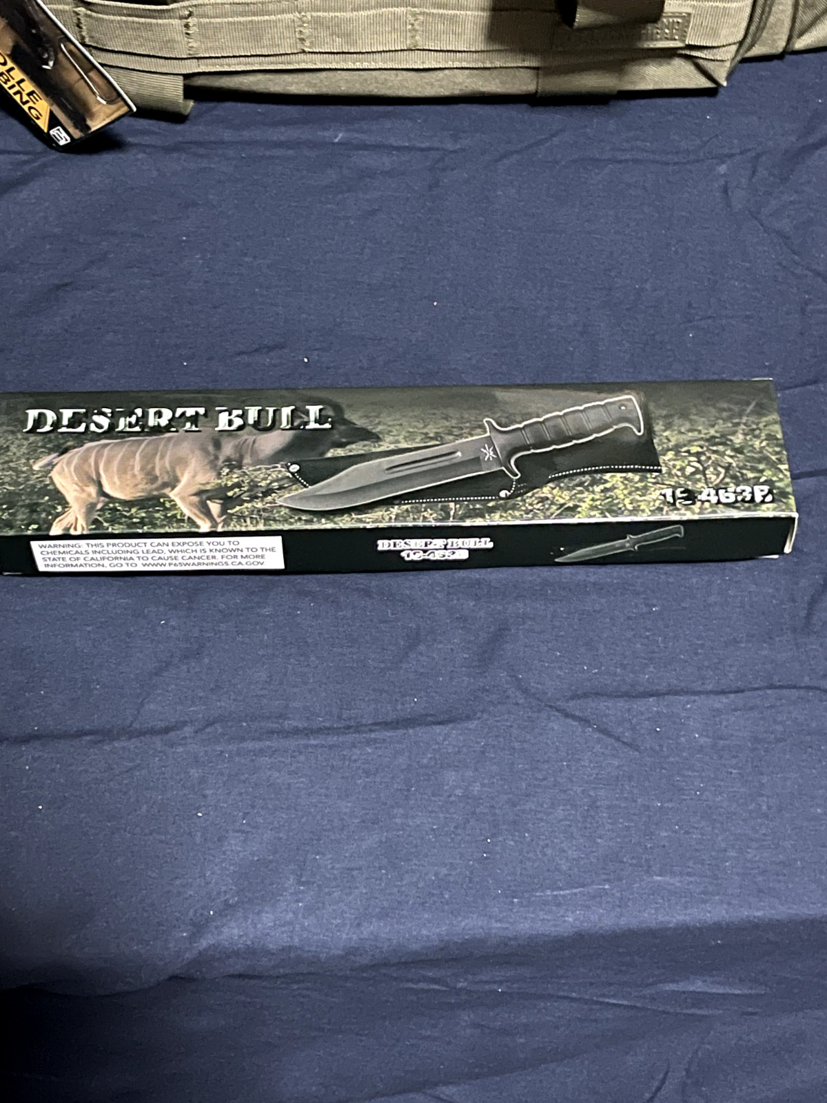 SURVIVAL TACTICAL MULTIPLE POCKET WINCHESTER BAG & TAC EXTREME KNIFE