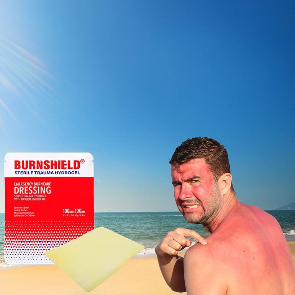 Burnshield 4″ X 4″ Burn Dressing Hydrogel IFAK EMT EMS First Aid Burn Care