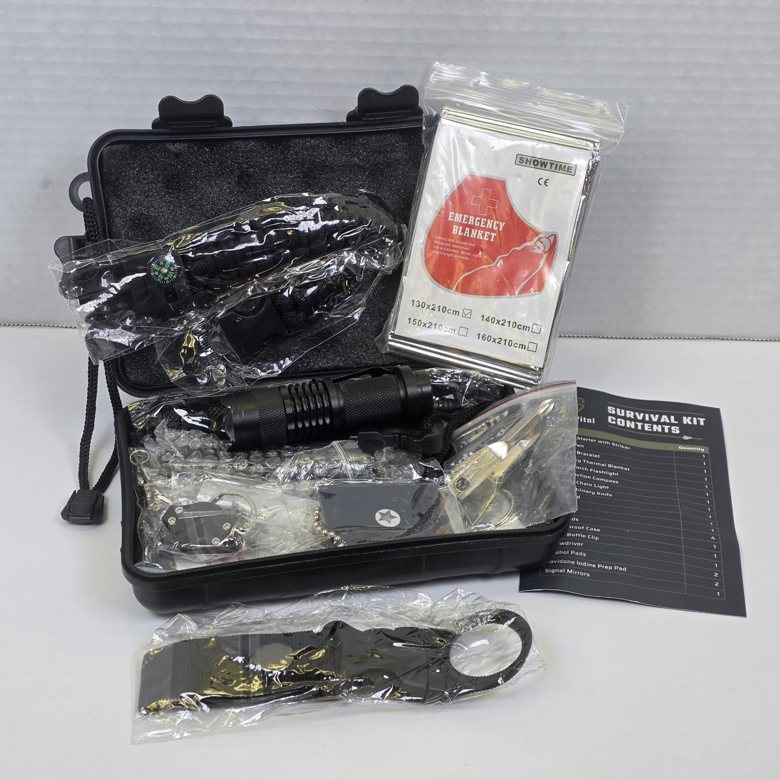 Survival Kit, Prepping,Bug Out, TEOTWAWKI, Camping, Hiking, Rescue, Emergency