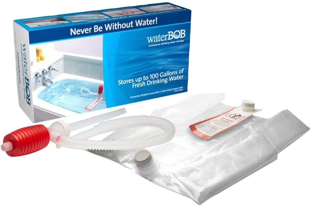 Emergency Water Bank Storage With Pump, Heavy Duty, 100-Gallon, Easy To Use-NEW