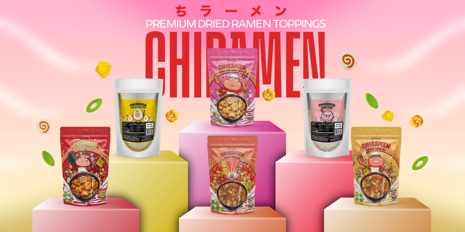 Chiramen Dried Eggs Ramen Toppings 3 Ounce