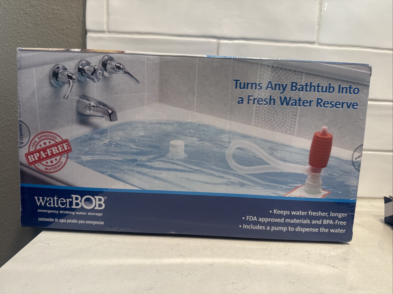 Water BOB Survival Emergency Drinking Water Storage 100 Gallons Fresh Water Kit