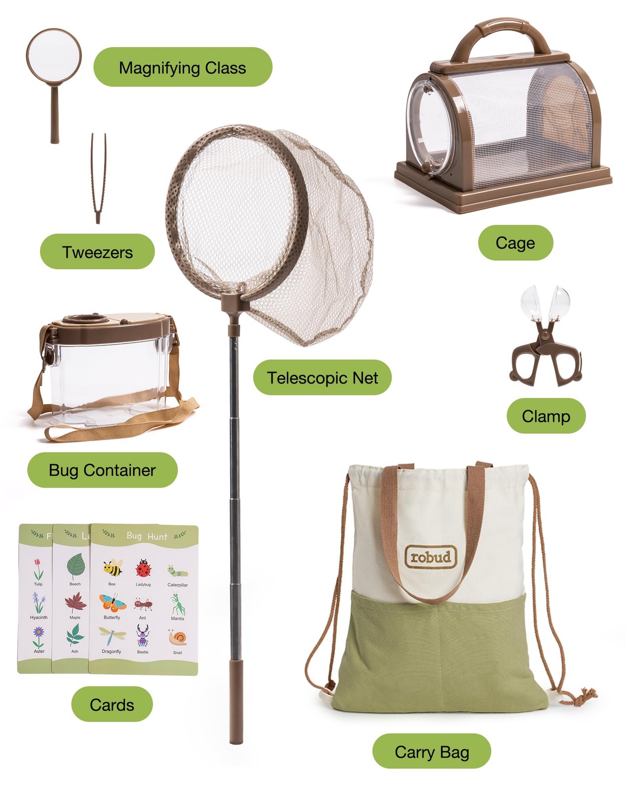 Explorer Set for Kids, Explorer Set with Insect Catcher, Magnifier, Insect Beoba…