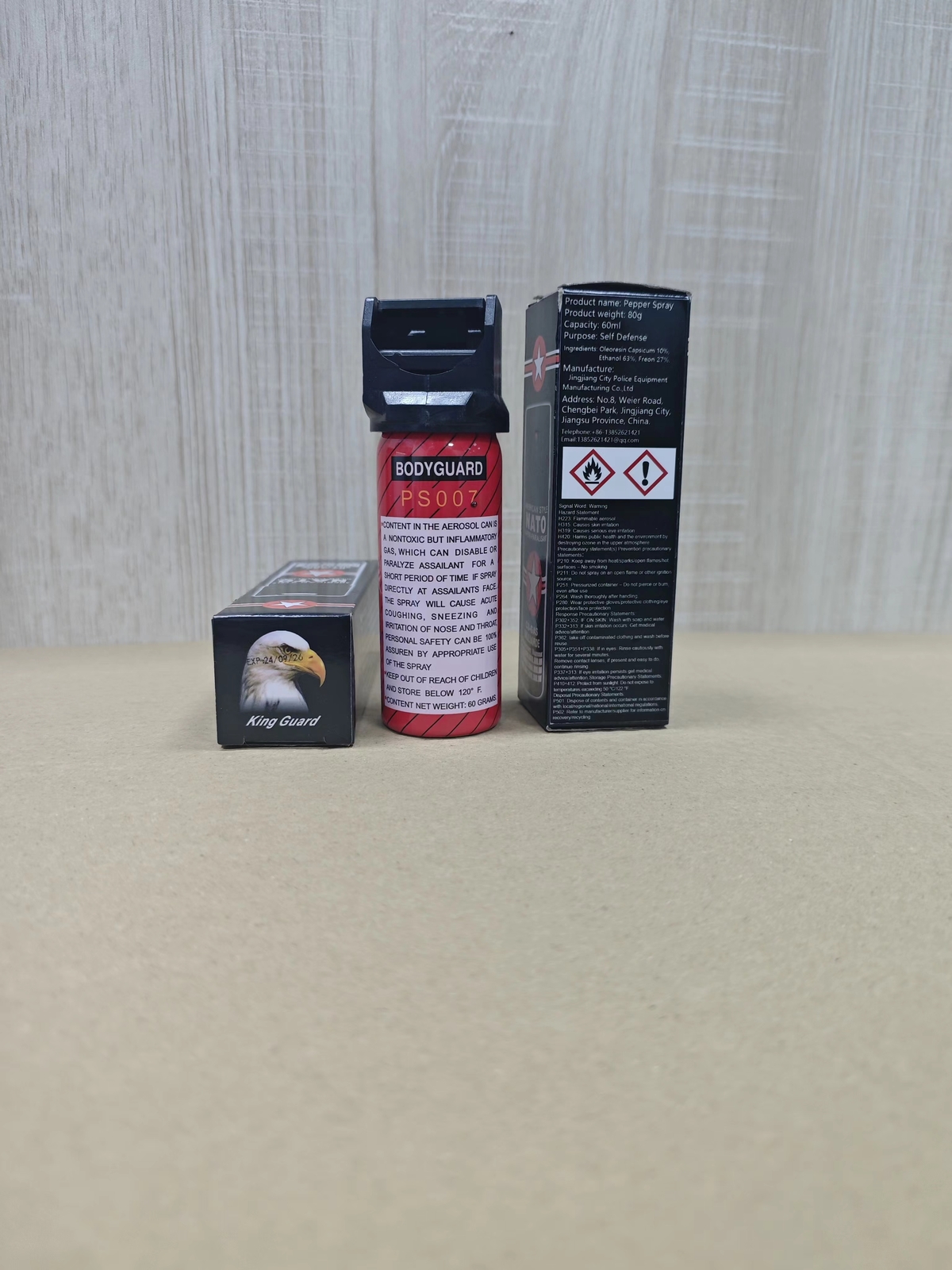 1/3/5 Pack Pepper Spray for Self-Defense 2oz Flip Top Red Security