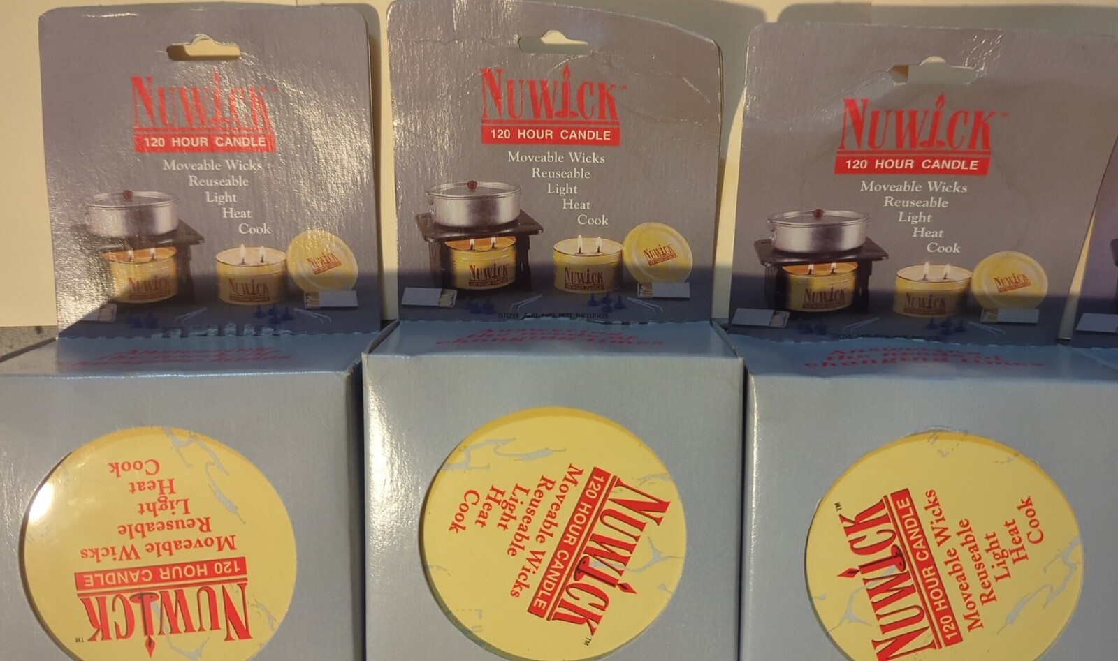 10x LOT- Nuwick 120 Hour Emergency 14 oz Candle Survival Gear *NEW in Box* fr/sh