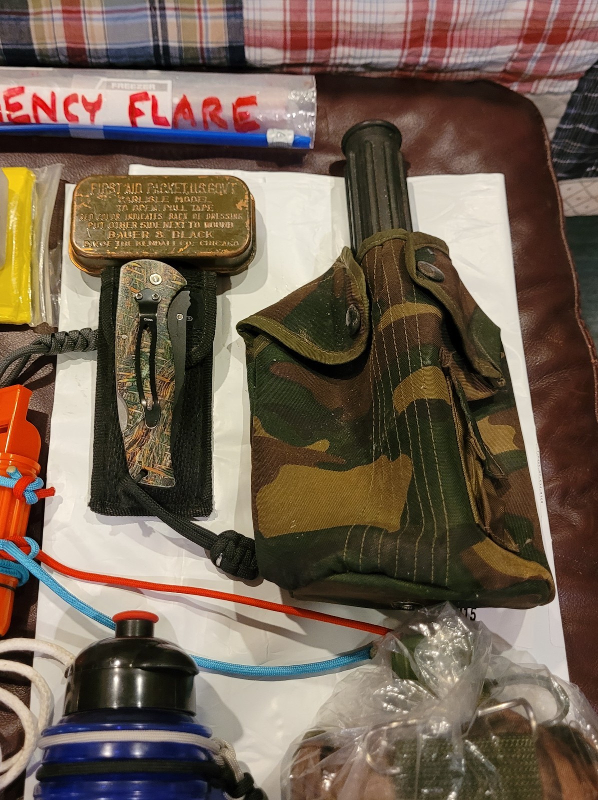EmergenC Survival BugOutBag (BOB) TAMU corps Patch Lots of Great Tools4Survival