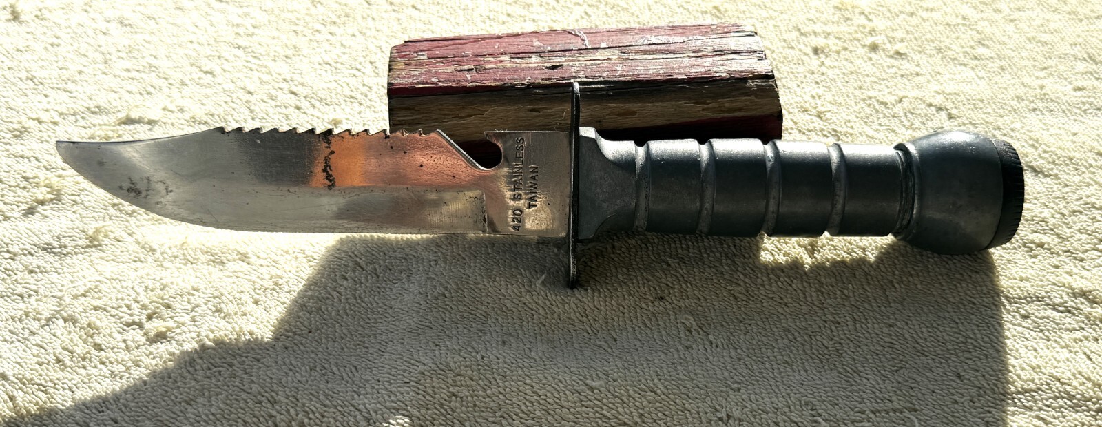 VINTAGE SURVIVAL KNIFE 420 STAINLESS STEEL – TAIWAN