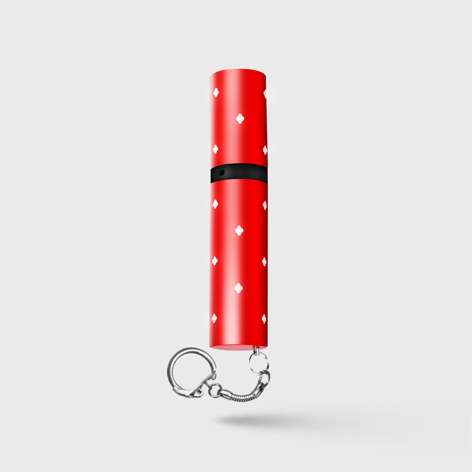 Lipstick-Shaped Self-Defense Device with 110 Lumen Flashlight & Keychain