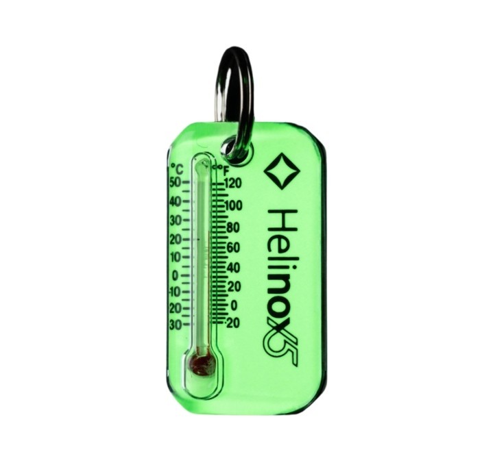 Helinox 15th Anniversary Zipperpull Thermometer Lumazip Light Stored Black