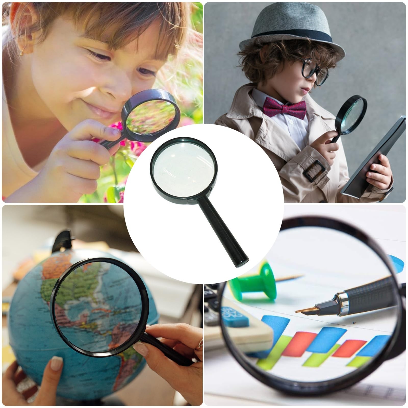 2 Pack Magnifiers, Kids Magnifiers, Magnifier Children, Children Magnifier, Magnifier Children Researcher, L…
