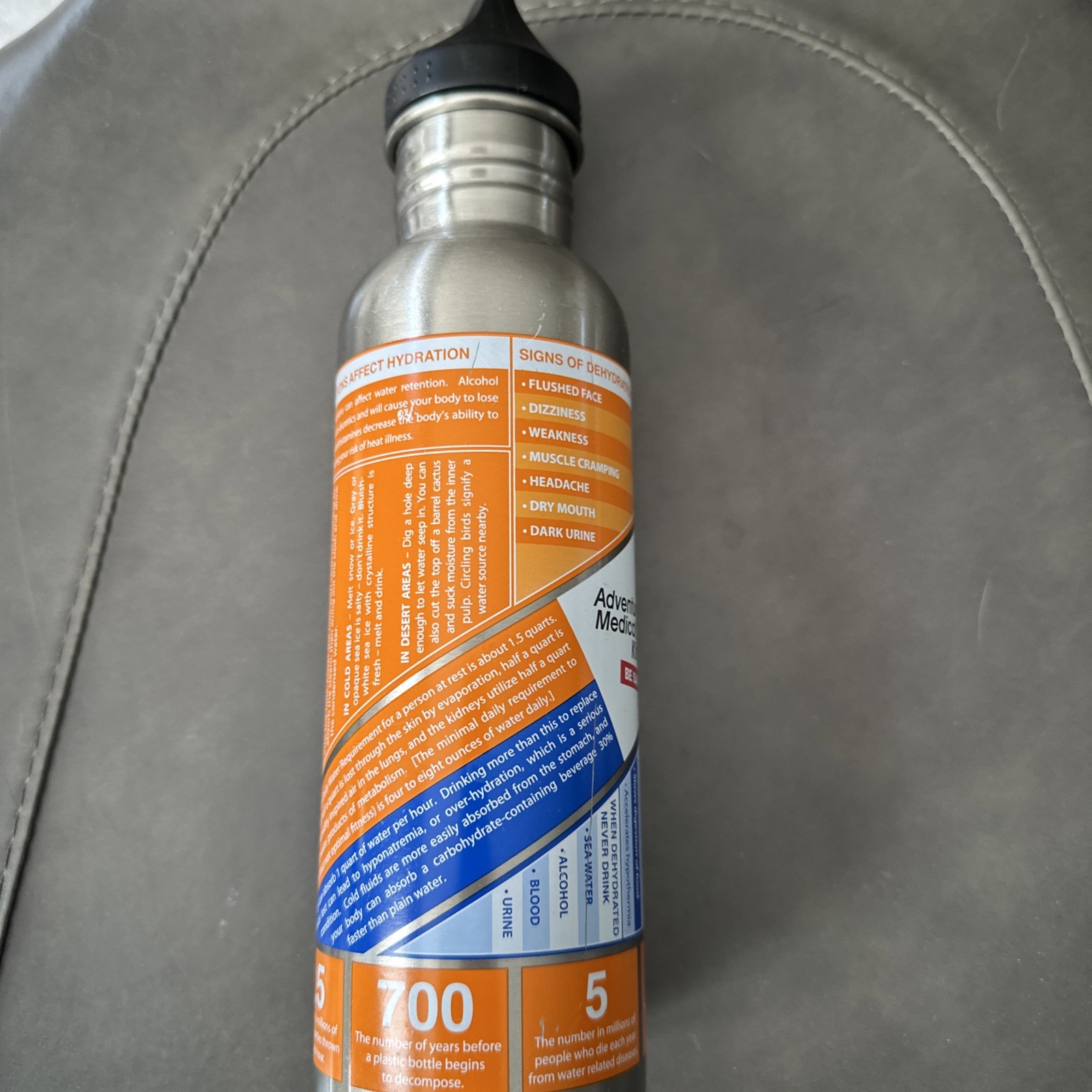 Adventure Medical Kits Survival Bottle Stainless Steel 650ml