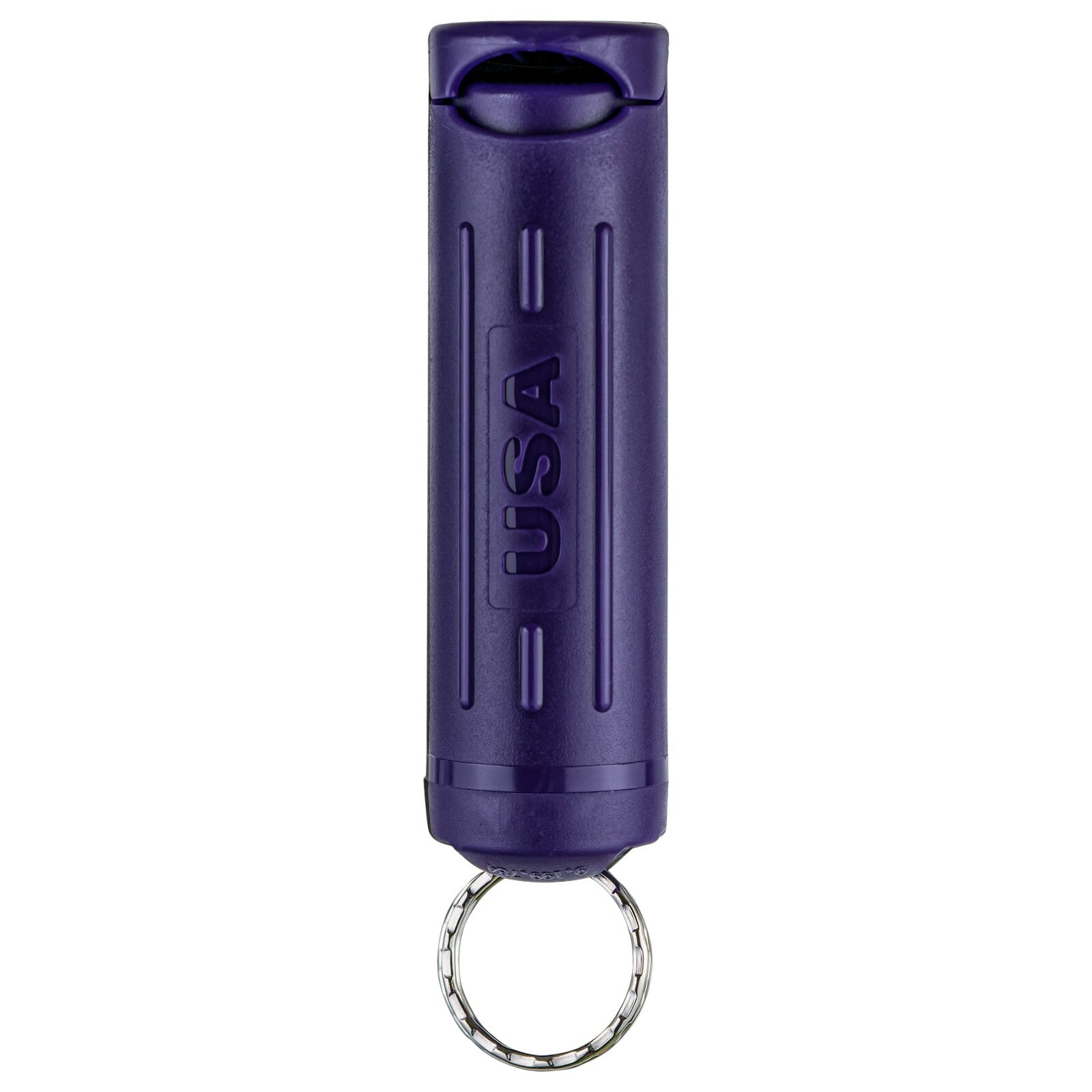 POLICE MAGNUM Keychain Pepper spray Self Defense- 1 Pack .50oz Purple Flip Top