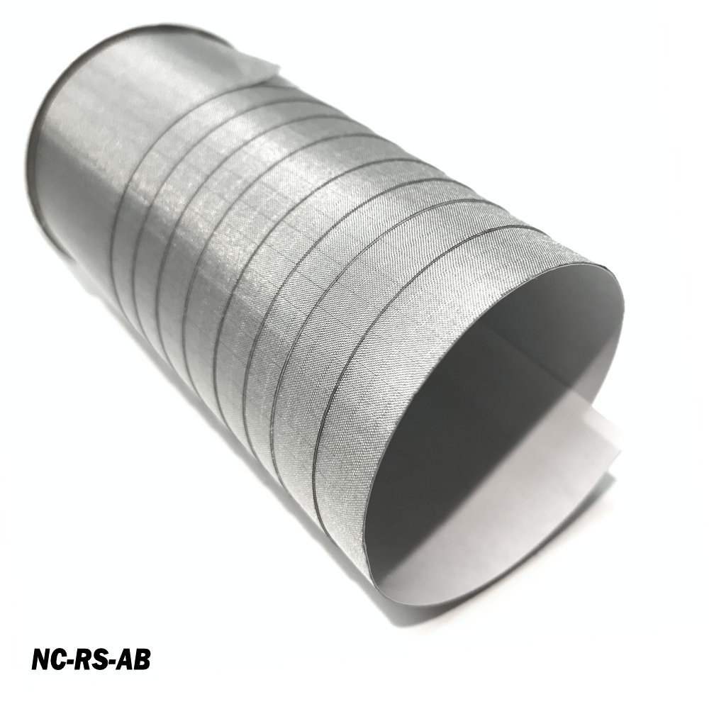 Faraday Cyber NC-RS-A Adhesive EMF RF Shielding Nickel Copper 50″x1′