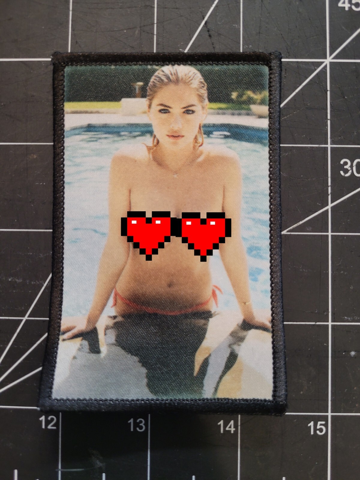 Miss Upton Uncensored 2″x4″ EDC patch hook backed. Queen of Hanks patch