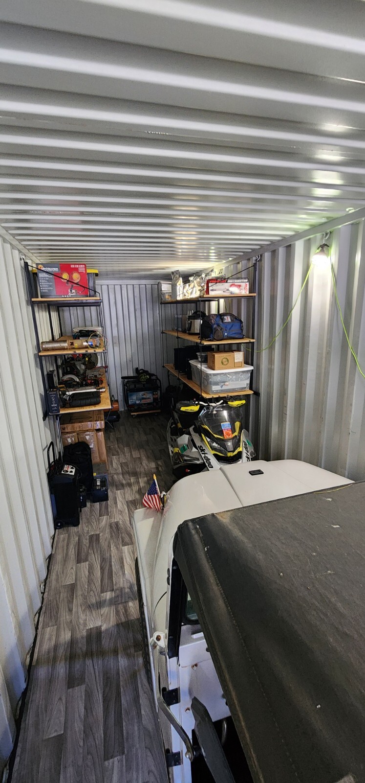 40′ Faraday Cage Shipping Container EMP Storage for Car Generator ATV Tools HDDs
