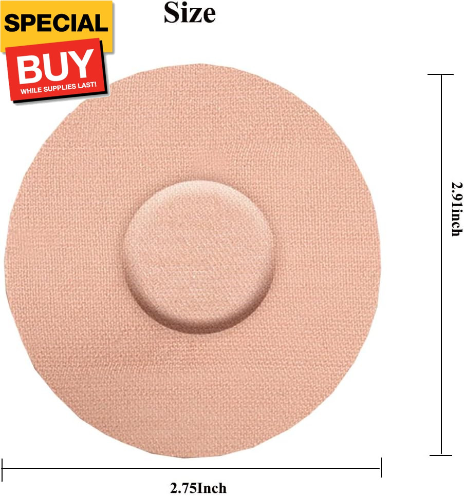 60 Pack Freestyle Adhesive Patches,Waterproof & Sweatproof CGM Sensor Cover for
