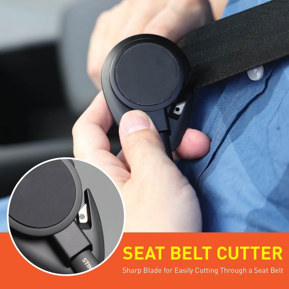 Life-Saving Rescue Car Escape Tool: Vent Mount Smartphone Holder, Window Breaker