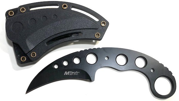 Urban Black Tactical Karambit Fixed – Kydex Sheath + Bear Claw Karambit Knife