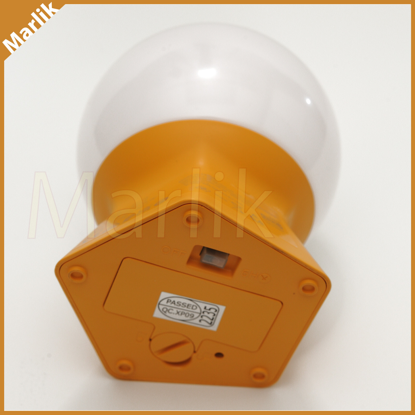 IKEA SOMMARLANKE Mini LED Table Lamp, Yellow/Battery Operated, Outdoor, 4 7/8 “