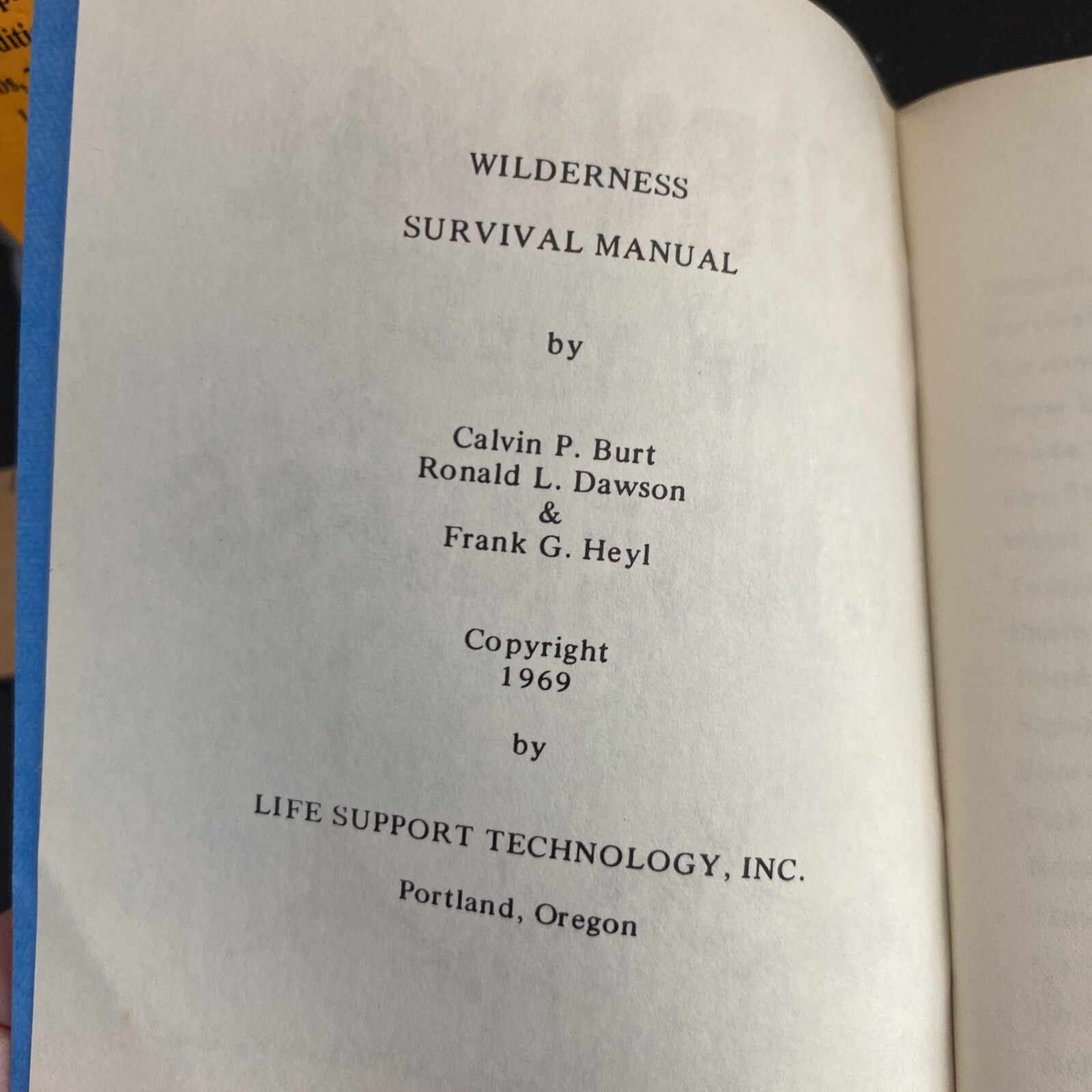 Survival In The Wilderness Book + 72 Hr Bug Out Personal Hygiene Kit
