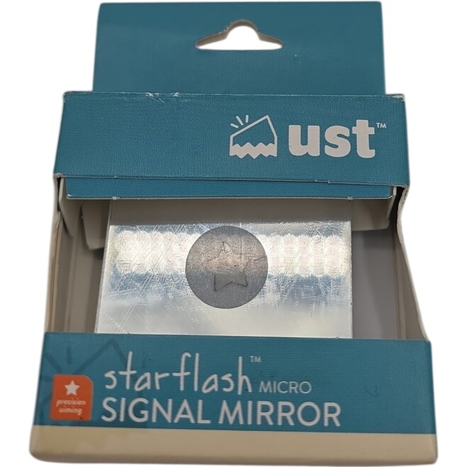UST Starflash Micro Signal Mirror Survival Emergency Rescue Tool with Box