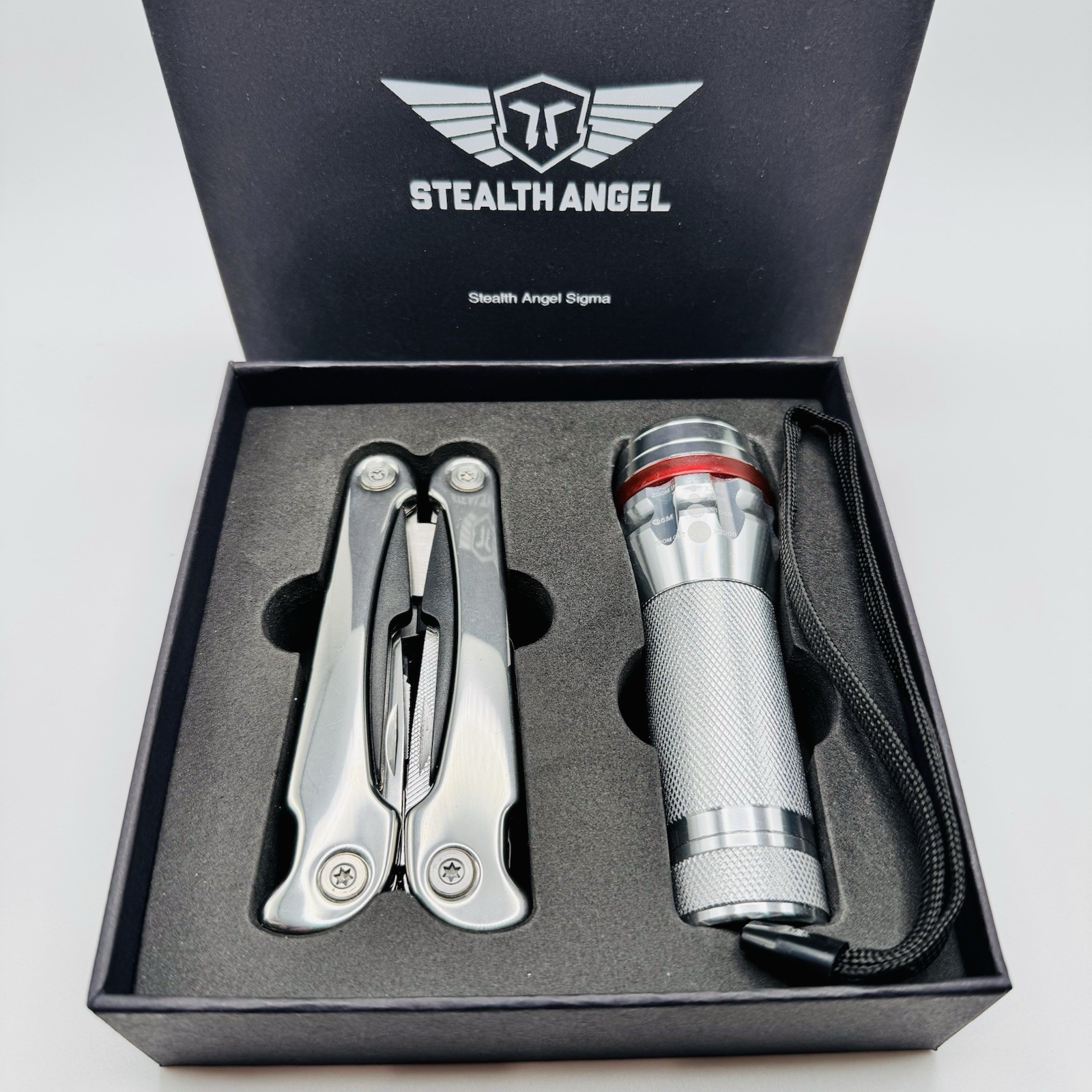 Stealth-Angel-Survival-Sigma-Multitool-LED Flashlight-Tactical-EDC-Camping