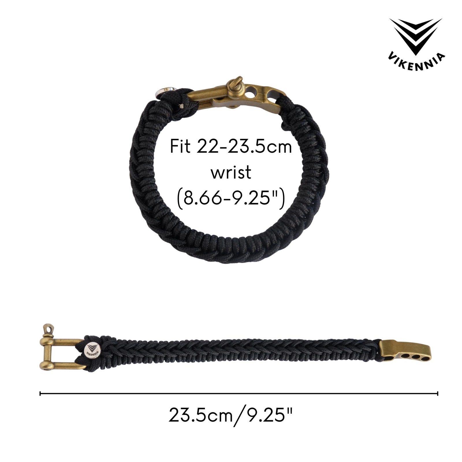 Minimalist Paracord Bracelet for Men with D Ring Shackle Buckle Adjustable – …