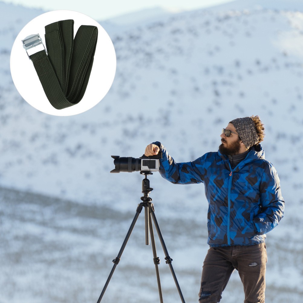 2 Pcs Adjustable Camera Strap Securing Belt Wildlife Camcorder Buckle Straps
