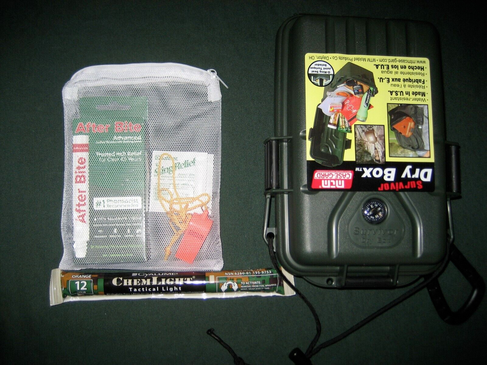 MTM DRY BOX HUNTING/CAMPING/HIKING * + EXTRA’S–KIT MADE IN USA REG.$26.50