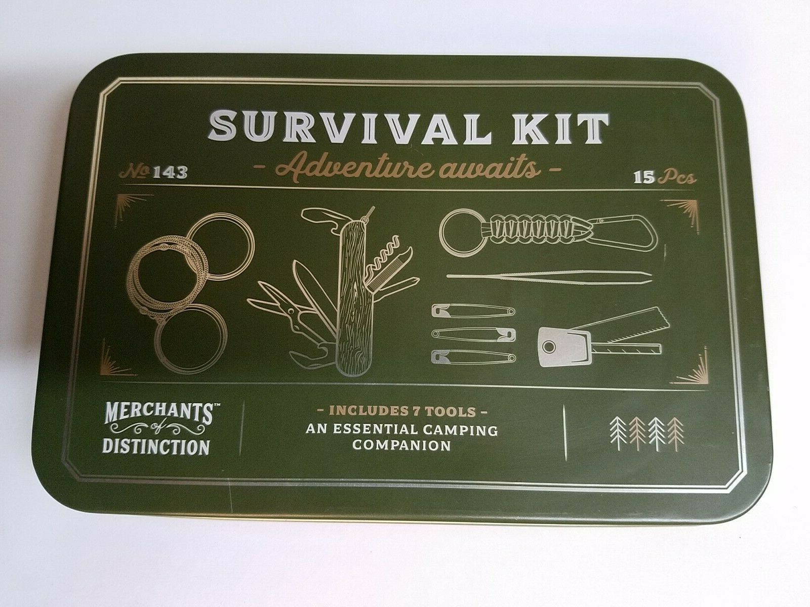 Merchants Distinction No 143 Survival Kit Camping Adventure Hunting Tools