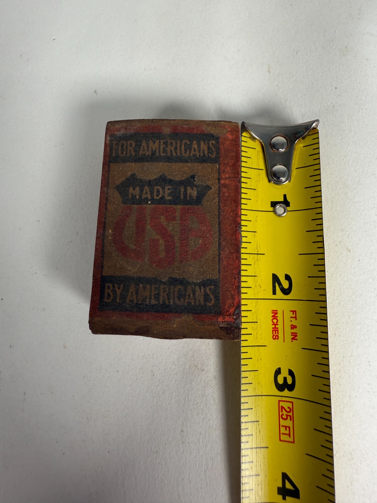 America’s Own Empty Match Box Diamond Match CO 2.5 inches Long & 1.5 inches Wide