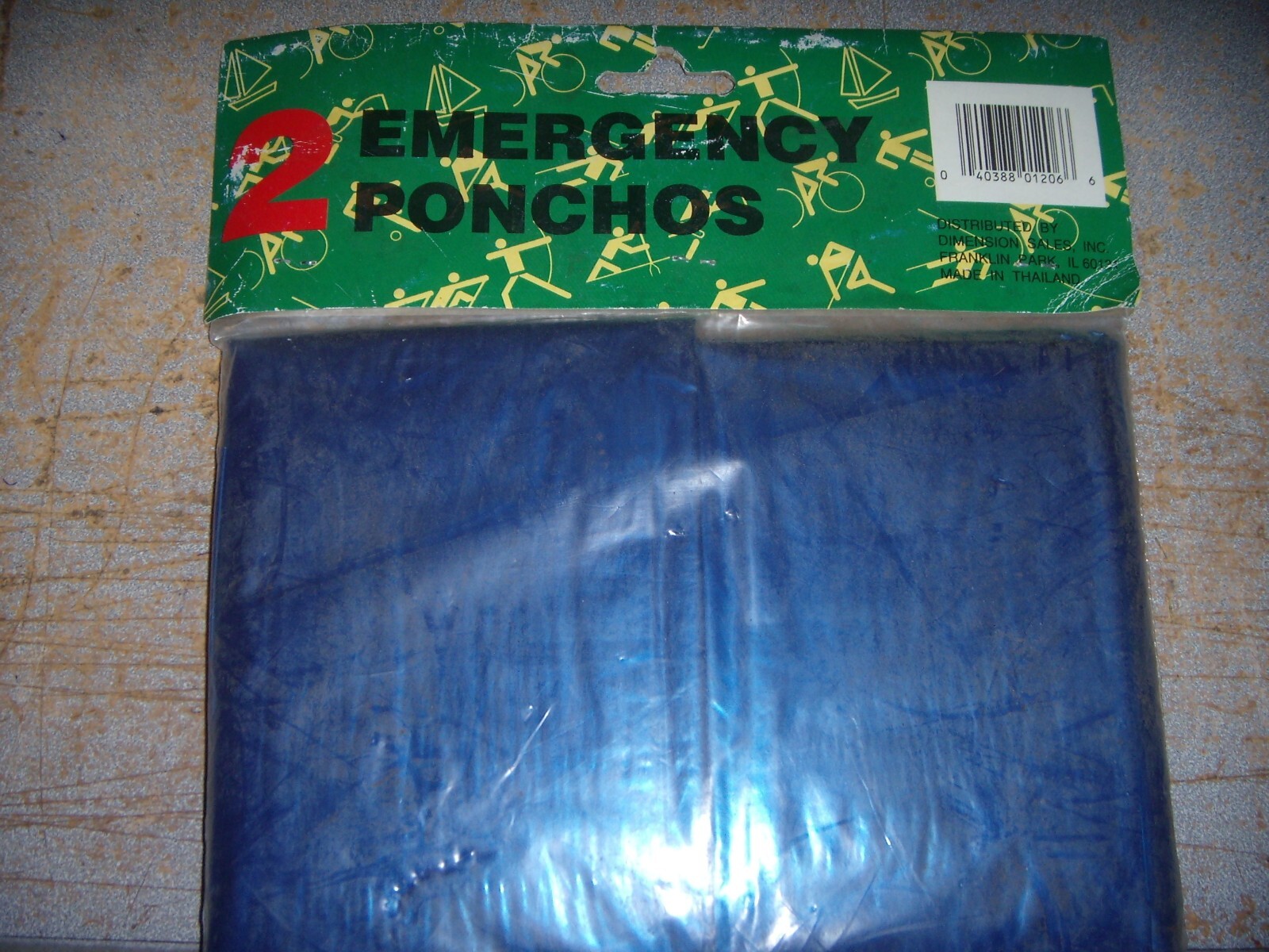 2 EMERGENCY PONCHOS