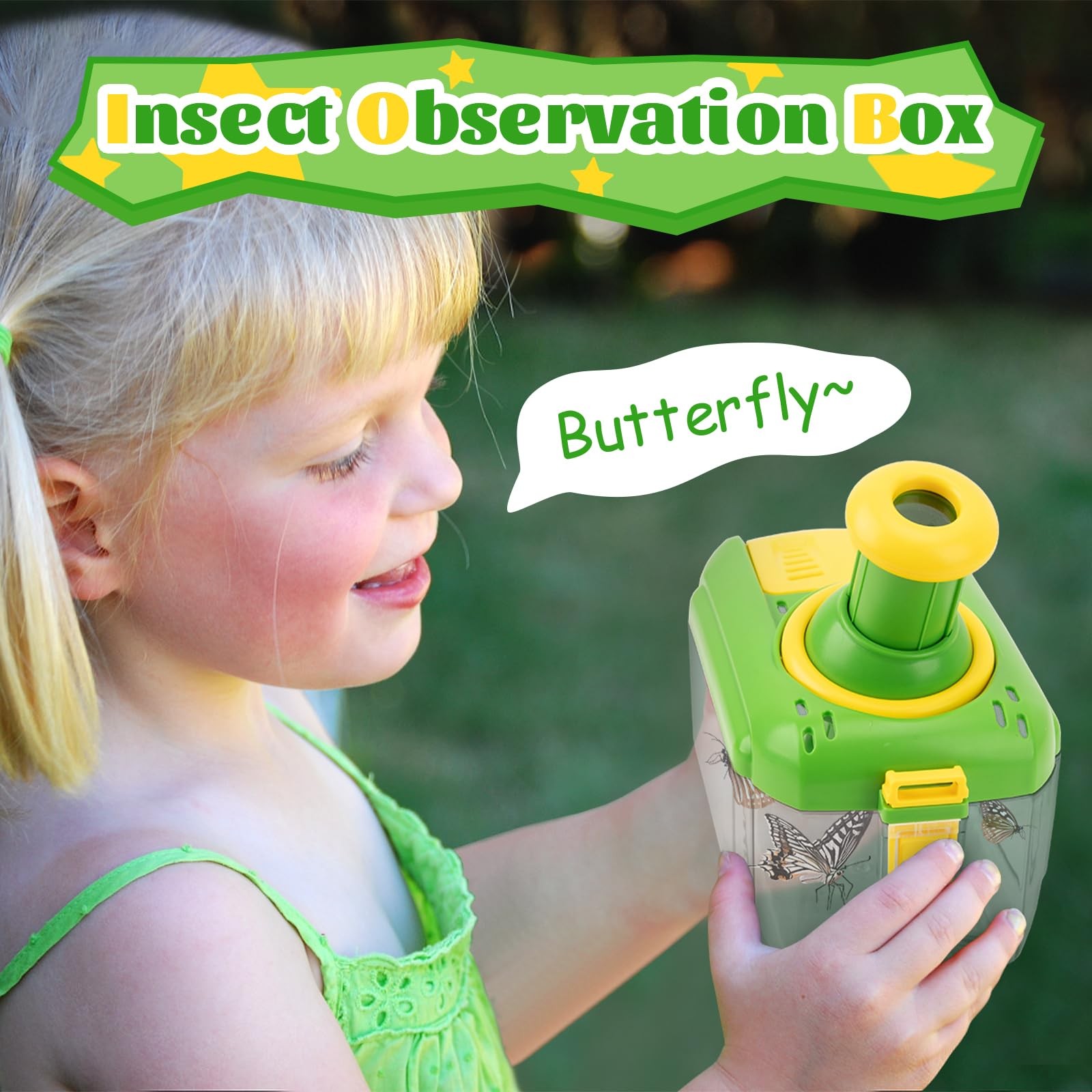 Explorer Set for Kids Ages 4 and Up, Explorer Set with Insect Observation Box, Magnifier…