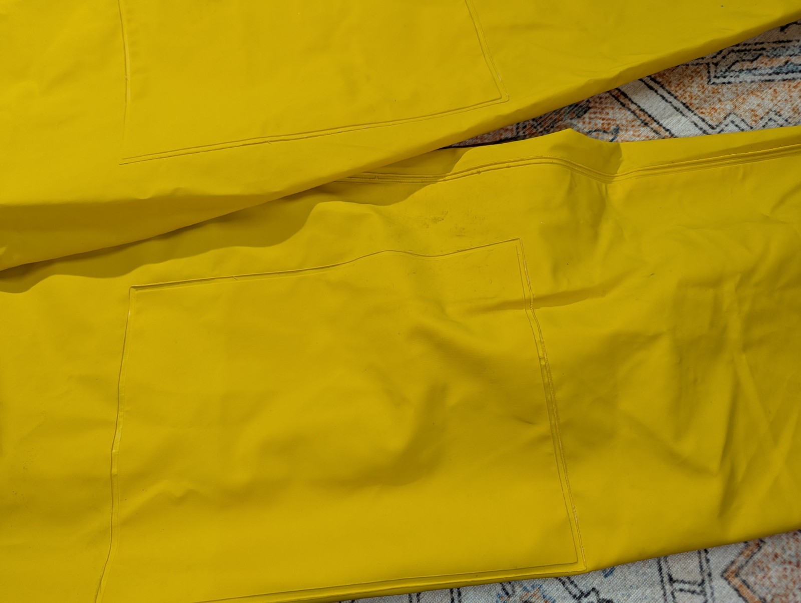 Stansport Commercial Rainsuit Foul Weather Coat And Bib Double Knee Size Small
