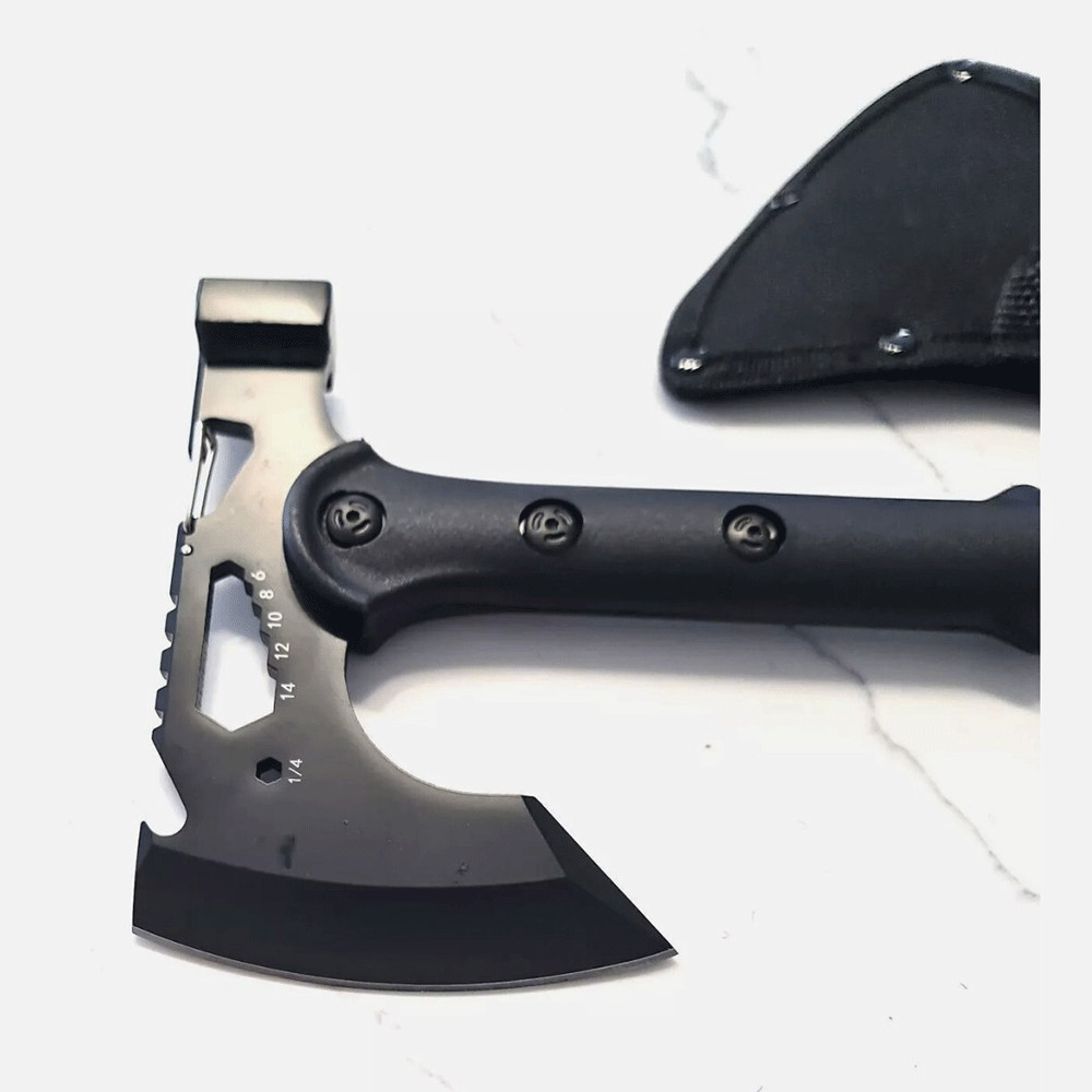 NEW Multifunction Hammer Axe for Survival Camping Made of 420 Steel