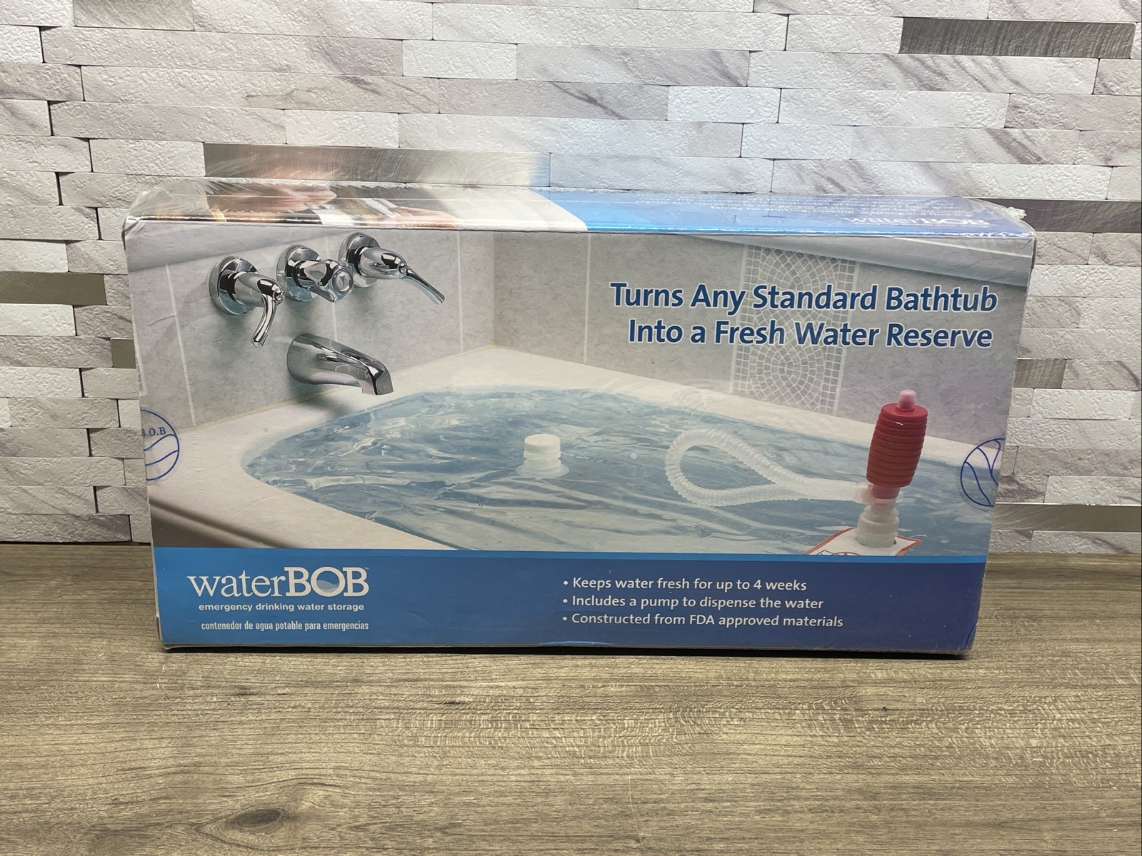 NEW WaterBOB Bathtub Emergency Drinking Water Storage Container, 100 gallons