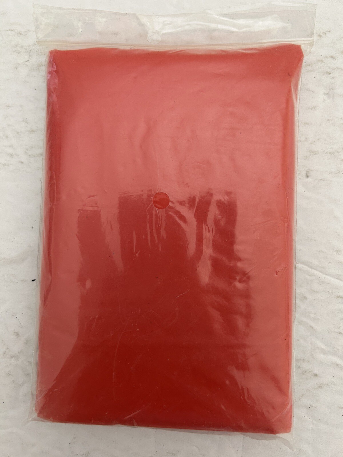 Weather-Rite Emergency Red Poncho Model No. 1743