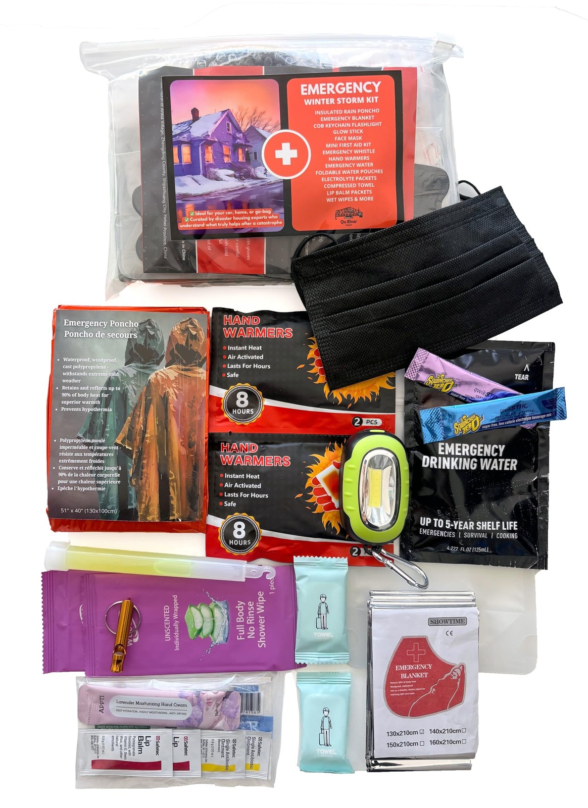Emergency Kit – Winter Storm & Ice Storm Survival Kit, Power Outage Preparedn…