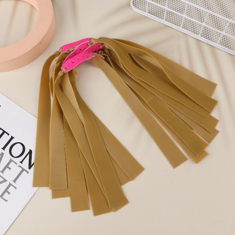 10Pcs Large Slingshot Hunting Powerful Flat Rubber Band 0.8/1mm High Elasticity