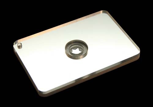 UST Star Flash Signal Mirror Lightweight Unbreakable Precision Overcast Moon