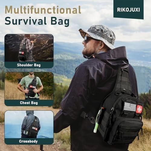 Emergency Survival Kit First Aid Bug out Military Prepper Kit 262 Piece Set